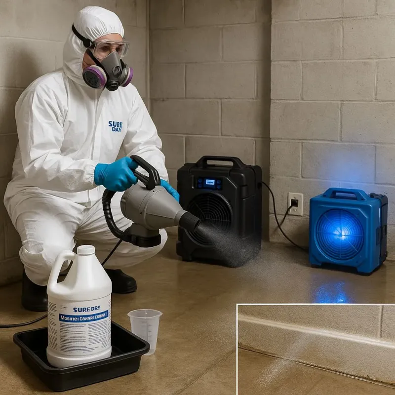 Sanitization and Odor Removal process in Edenton, NC